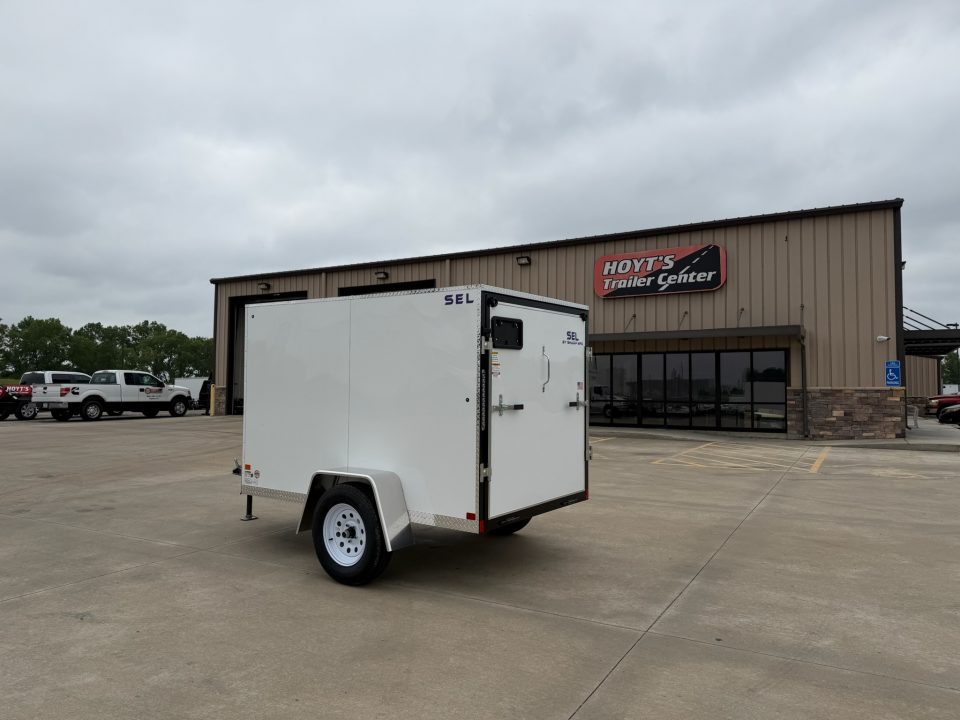 New 2026 Sharp Manufacturing 5 X 8 SA SEL Cargo / Enclosed Trailer