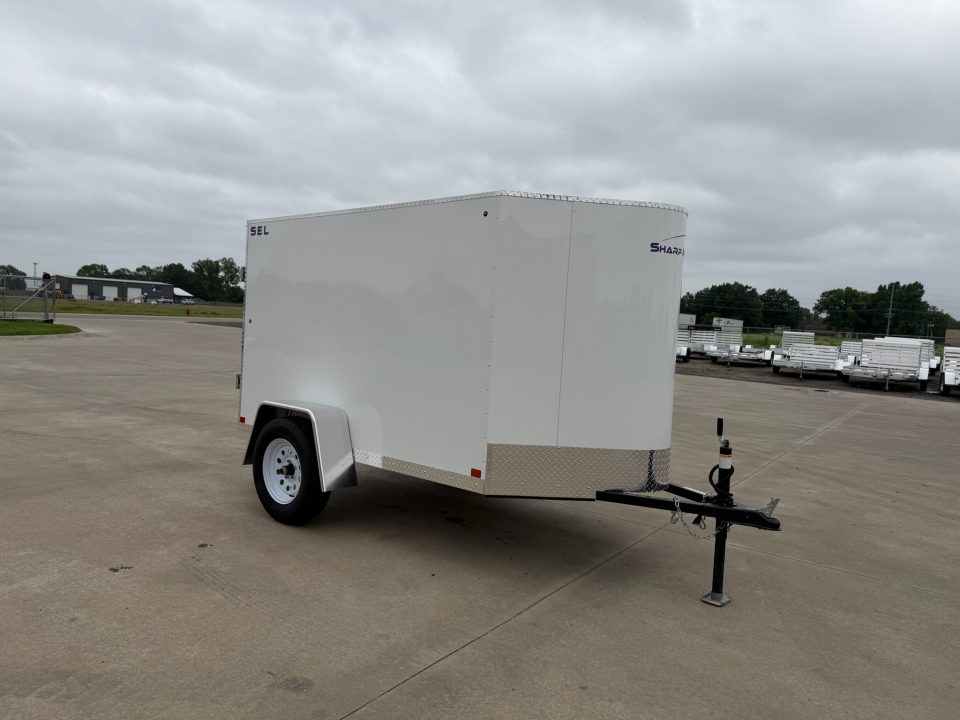 New 2026 Sharp Manufacturing 5 X 8 SA SEL Cargo / Enclosed Trailer