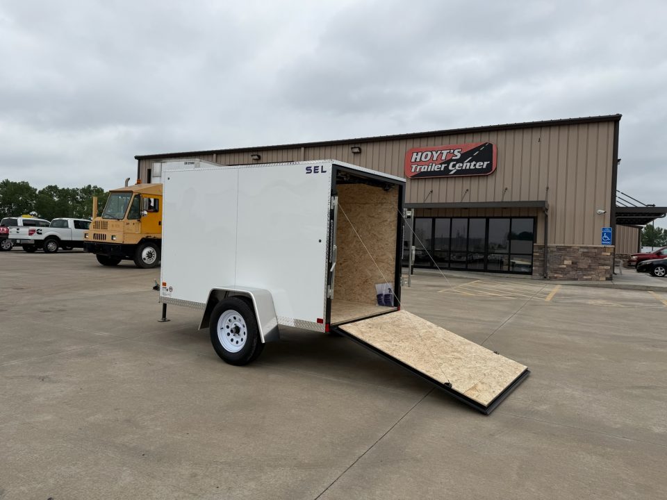New 2026 Sharp Manufacturing 5 X 8 SA SEL Cargo / Enclosed Trailer