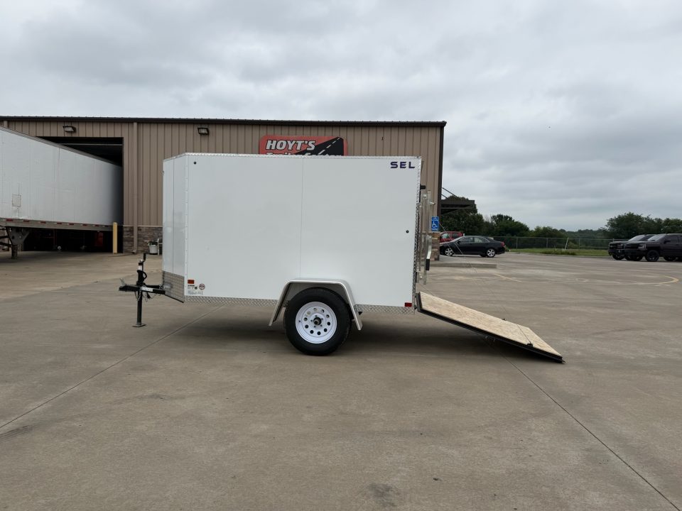 New 2026 Sharp Manufacturing 5 X 8 SA SEL Cargo / Enclosed Trailer