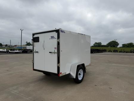 New 2026 Sharp Manufacturing 5 X 8 SA SEL Cargo / Enclosed Trailer