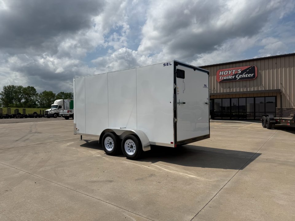 New 2026 Sharp Manufacturing 7 X 14 TA SEL Cargo / Enclosed Trailer