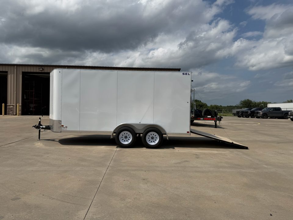 New 2026 Sharp Manufacturing 7 X 14 TA SEL Cargo / Enclosed Trailer
