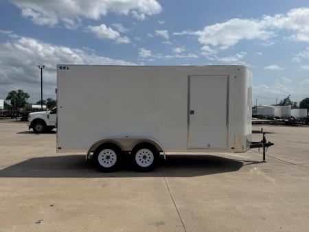 New 2026 Sharp Manufacturing 7 X 14 TA SEL Cargo / Enclosed Trailer