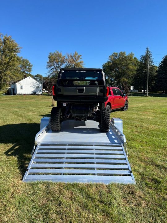 New 2027 Aluma 78x14 ATV Trailer - Full Ramp!