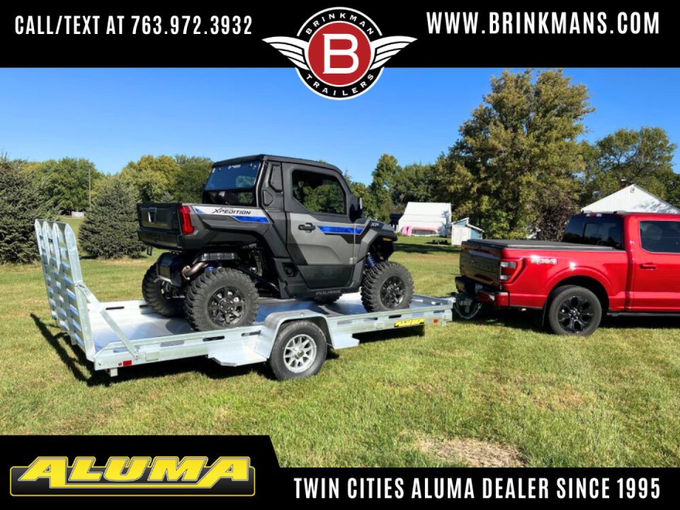 New 2027 Aluma 78x14 ATV Trailer - Full Ramp!