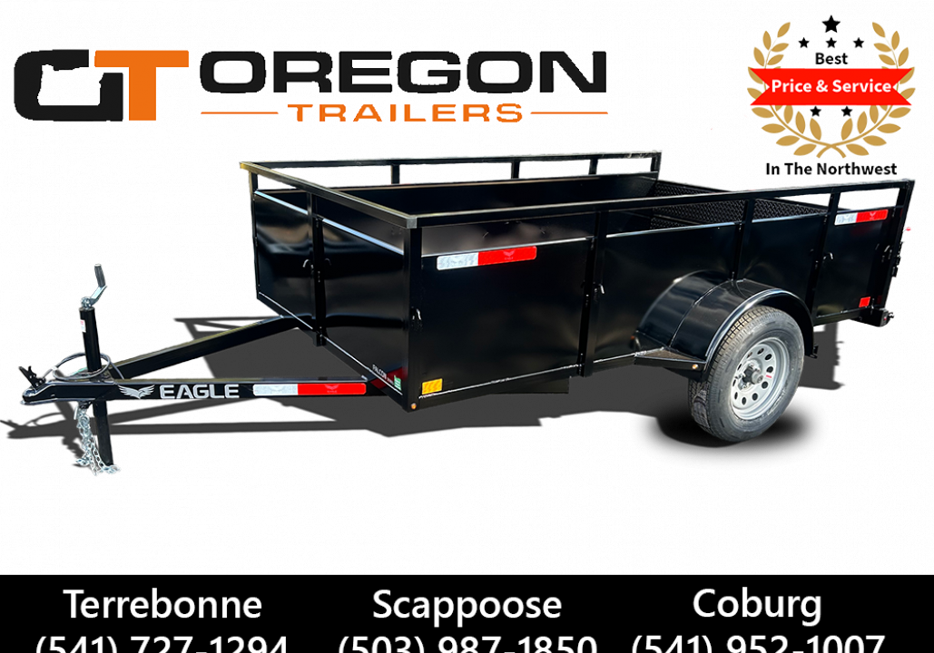 New 2027 Eagle 5x10 Utility Trailer 3K