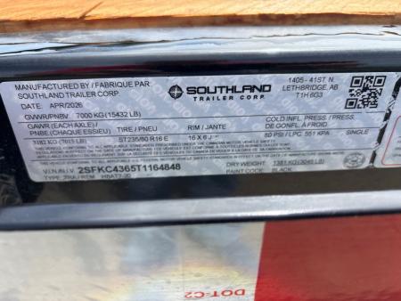 New 2026 SOUTHLAND TRAILER CORP. HBAT7-20BLK Utility Trailer