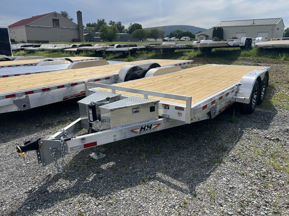 New 2026 H&H Trailers Speedloader 7x18 Power Tilt Car Hauler