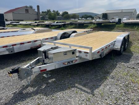 New 2026 H&H Trailers Speedloader 7x18 Power Tilt Car Hauler