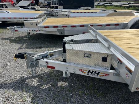 New 2026 H&H Trailers Speedloader 7x18 Power Tilt Car Hauler