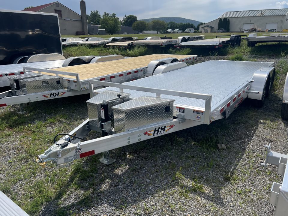 New 2026 H&H Trailers Speedloader 7x20 7K Power Tilt Car Hauler