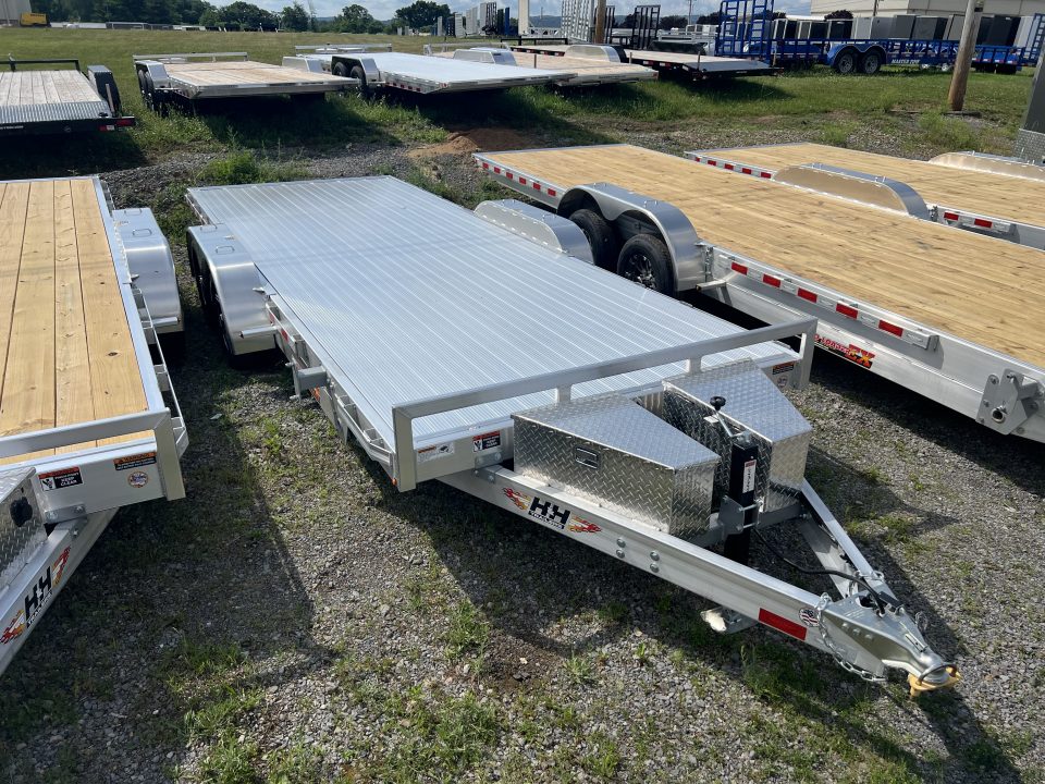 New 2026 H&H Trailers Speedloader 7x20 7K Power Tilt Car Hauler