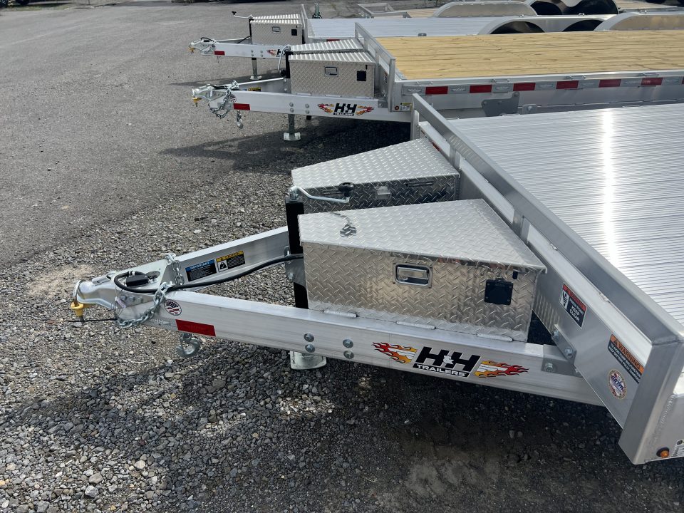 New 2026 H&H Trailers Speedloader 7x22 10K Power Tilt Car Hauler