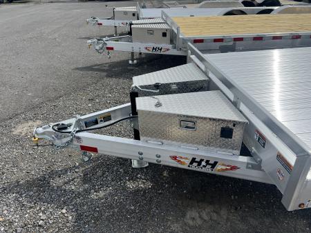 New 2026 H&H Trailers Speedloader 7x22 10K Power Tilt Car Hauler