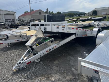 New 2026 H&H Trailers Speedloader 7x22 10K Power Tilt Car Hauler