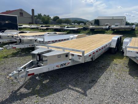 New 2026 H&H Trailers Speedloader 7x24 10K Power Tilt Car Hauler
