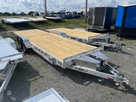 New 2026 H&H Trailers Speedloader 7x24 10K Power Tilt Car Hauler