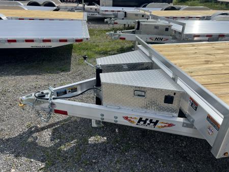 New 2026 H&H Trailers Speedloader 7x24 10K Power Tilt Car Hauler