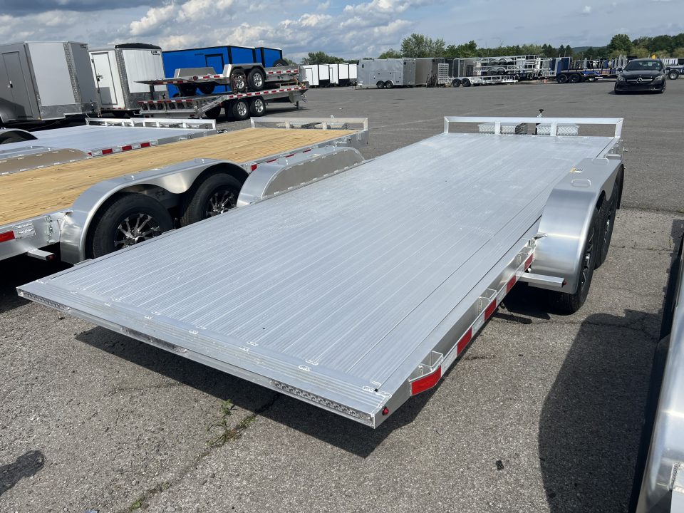 New 2026 H&H Trailers Speedloader Low Profile 7x18 10K Power Tilt Car Hauler