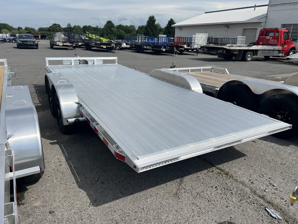 New 2026 H&H Trailers Speedloader Low Profile 7x18 10K Power Tilt Car Hauler
