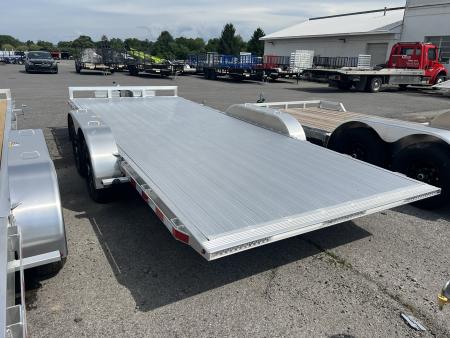New 2026 H&H Trailers Speedloader Low Profile 7x18 10K Power Tilt Car Hauler