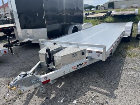 New 2026 H&H Trailers Low Profile Speedloader 7x24 10K Power Tilt Car Hauler