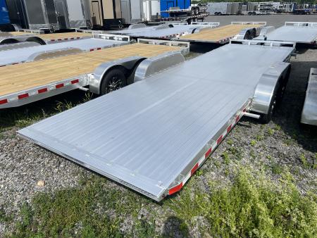 New 2026 H&H Trailers Low Profile Speedloader 7x24 10K Power Tilt Car Hauler