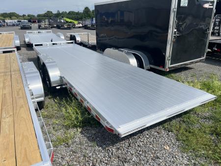 New 2026 H&H Trailers Low Profile Speedloader 7x24 10K Power Tilt Car Hauler