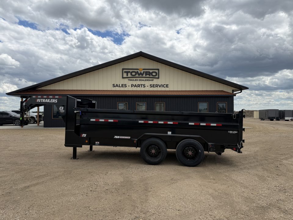 New 2026 PJ Trailers DE Low Pro GN Dump Dump Trailer