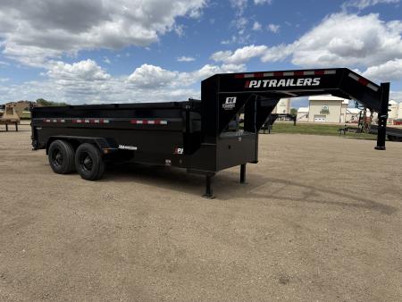 New 2026 PJ Trailers DE Low Pro GN Dump Dump Trailer