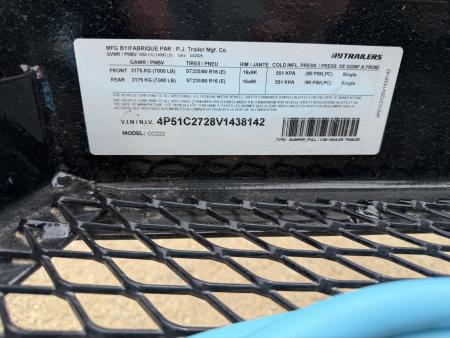 New 2027 PJ Trailers CC 6" Channel Equipment Trailer Equipment Trailer