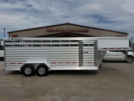 New 2026 Featherlite 20' Stock Trailer