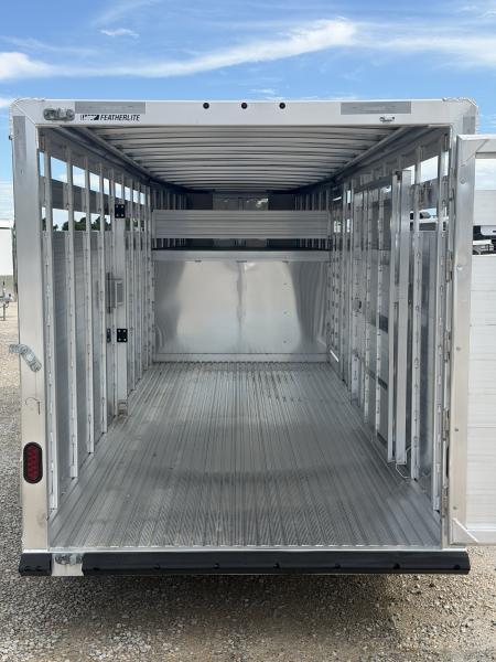 New 2026 Featherlite 20' Stock Trailer