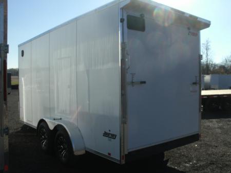 New 2026 Pace American 7 x 16 - 10K Journey SE Flat Top Sloped V-Nose Cargo Trailer Cargo / Enclosed Trailer