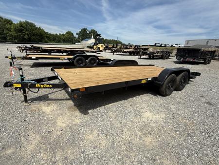 New 2026 Big Tex 60EC 18’ Car Hauler,REMOVABLE FENDERS, SLIDE IN RAMPS, SPARE MOUNT