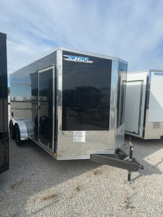New 2026 Cargo Express 7 x 16 XL SE Flat Top Sloped V-Nose 7K Cargo / Enclosed Trailer