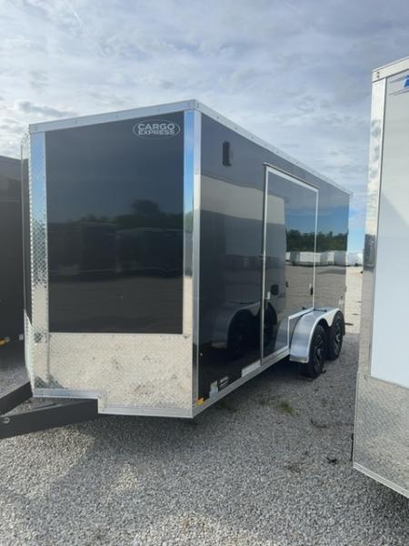 New 2026 Cargo Express 7 x 16 XL SE Flat Top Sloped V-Nose 7K Cargo / Enclosed Trailer