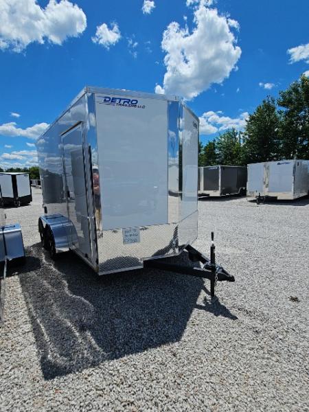New 2026 Cargo Express 7 x 12 EX DLX Flat Top V-Nose 7K Cargo / Enclosed Trailer