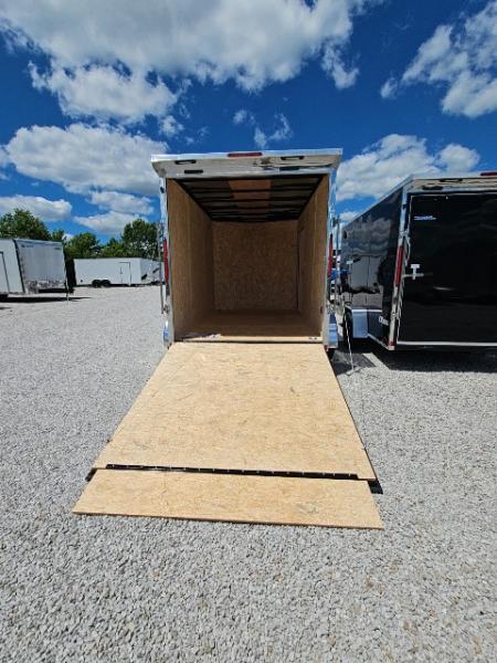 New 2026 Cargo Express 7 x 12 EX DLX Flat Top V-Nose 7K Cargo / Enclosed Trailer