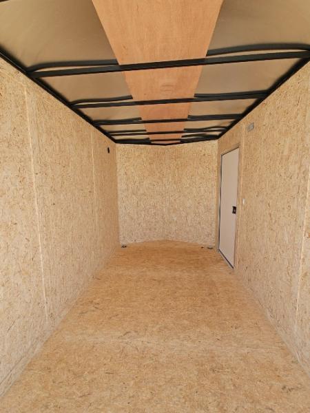 New 2026 Cargo Express 7 x 12 EX DLX Flat Top V-Nose 7K Cargo / Enclosed Trailer
