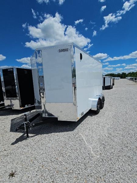 New 2026 Cargo Express 7 x 12 EX DLX Flat Top V-Nose 7K Cargo / Enclosed Trailer