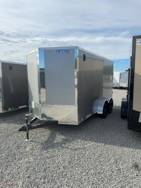 New 2026 Cargo Express 7 x 14 EX DLX Flat Top V-Nose 7K Cargo / Enclosed Trailer