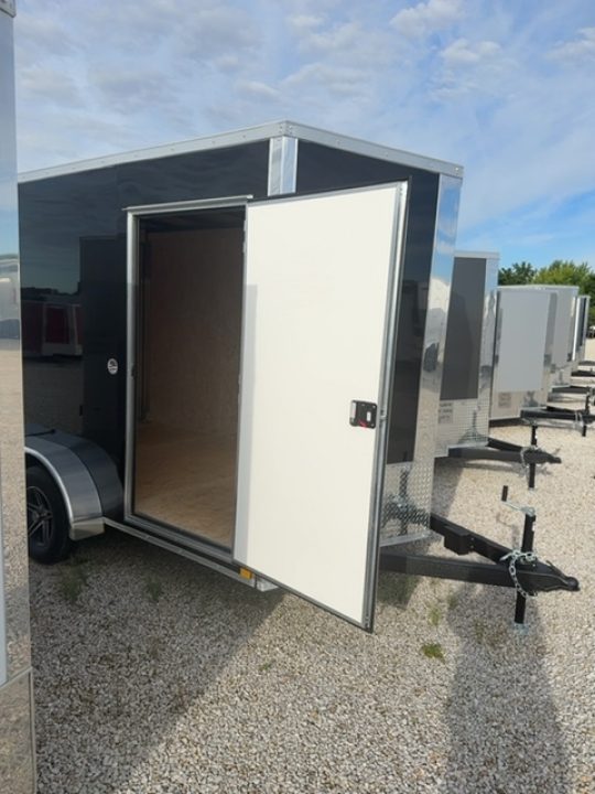 New 2026 Cargo Express 7 x 12 EX DLX Flat Top V-Nose 7K Cargo / Enclosed Trailer