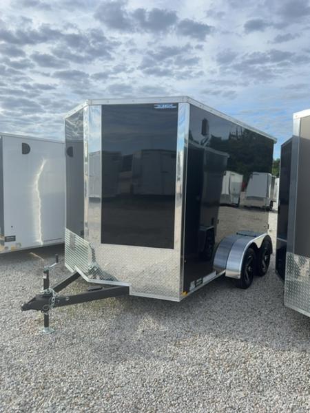 New 2026 Cargo Express 7 x 12 EX DLX Flat Top V-Nose 7K Cargo / Enclosed Trailer
