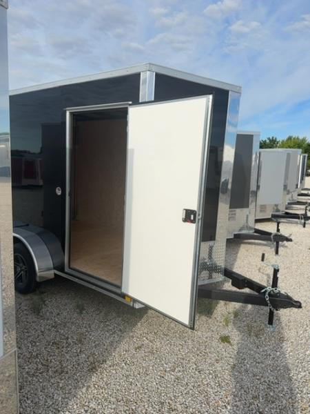 New 2026 Cargo Express 7 x 12 EX DLX Flat Top V-Nose 7K Cargo / Enclosed Trailer
