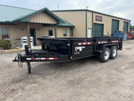 Used 2018 PJ Trailers DJ162 Dump Trailer 83x16