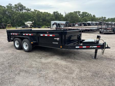 Used 2018 PJ Trailers DJ162 Dump Trailer 83x16