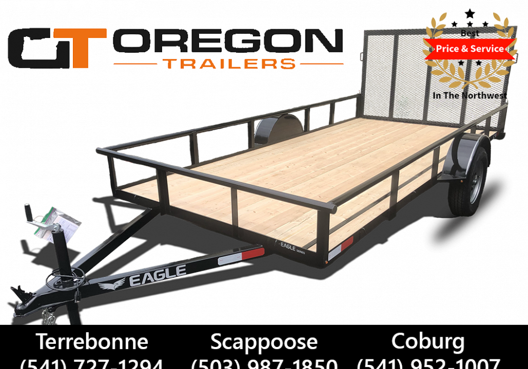 New 2027 Eagle 7x14 UTV Trailer 3K