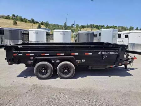 New 2026 Iron Bull 7x16 15k Dump Trailer